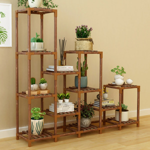Décoration personnalisée <span class=keywords><strong>de</strong></span> jardin, support <span class=keywords><strong>de</strong></span> <span class=keywords><strong>pot</strong></span> <span class=keywords><strong>de</strong></span> <span class=keywords><strong>fleur</strong></span>, étagère <span class=keywords><strong>de</strong></span> plante en bambou <span class=keywords><strong>pour</strong></span> balcon, étagère <span class=keywords><strong>de</strong></span> <span class=keywords><strong>Pot</strong></span> d'extérieur et d'intérieur/ - Product Image 4