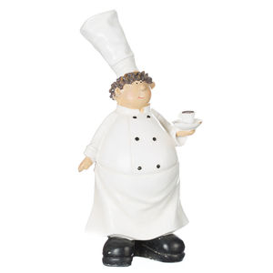  HERCHR Chef Figurines Kitchen Decor, Kitchen Counter Decor  Cutekitchen Decor for Counter for Country Restaurant Cafe Italian Chef  Statue Chef Decorations for The Kitchen : Home & Kitchen