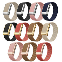 Bracelet de remplacement en nylon tricoté WHOOP 5.0, motif lettre W, sangle réglable et respirante