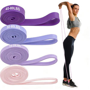 Custom Logo Heavy Duty Fitness Been- en Enkelbanden Set met weerstandsbanden voor Jump Strength Agility <span class=keywords><strong>Training</strong></span> en Power Pull-ups - Product Image 6
