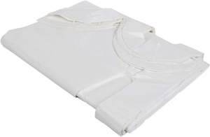 Delantales de plástico desechables, 27,5x46 pulgadas, Baberos impermeables para adultos que cocinan, artes y manualidades, tareas domésticas, pintura y salón - Product Image 3