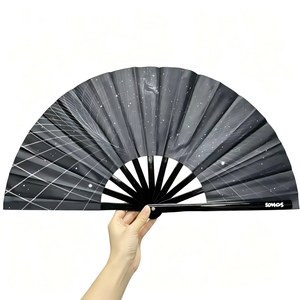 Éventails pliables personnalisés BSBH de 11 pouces, petits et grands, <span class=keywords><strong>en</strong></span> <span class=keywords><strong>bambou</strong></span>, pour mariage, avec son claquement sonore, pour la fête - Product Image 1