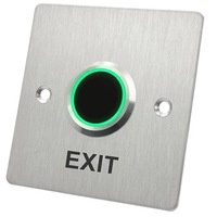 Tombol keluar Sensor lepas pintu, tahan air 32MM tanpa sentuh untuk sistem kontrol akses