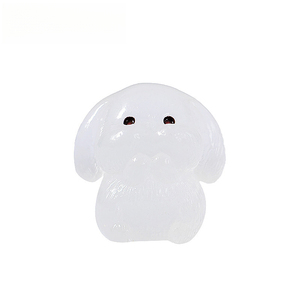 Figurines d'animaux lapins mignons et lumineux Weij Micro-landscape, accessoires de décoration pour aménagement paysager de jardin, petits objets pour voiture et bureau - Product Image 5