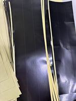 Ruban adhésif noir mat découpé à la forme, résistant à la chaleur, pour batterie de téléphone portable, avec adhésif acrylique en polyester