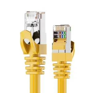 جودة عالية زوج ملتوي 4 أزواج 8p8c 24AWG شبكة فيرجولدي Rj45 موصل إيثرنت Lan Utp Cat 6e