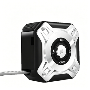 Lonnmeter M6 Télémètre laser 2-en-1 étanche IP54 <span class=keywords><strong>et</strong></span> mètre ruban numérique 5m en ABS/alliage <span class=keywords><strong>d</strong></span>'aluminium, garantie 1 an - Product Image 2
