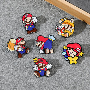 ขายส่งน่ารักการ์ตูน<span class=keywords><strong>Super</strong></span> Mariosโลหะป้ายเข็มกลัด<span class=keywords><strong>Mario</strong></span>โลหะผสมโลหะเคลือบฟันLapel Pinสําหรับของขวัญแฟชั่นเครื่องประดับเข็มกลัด - Product Image 1