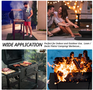 Tapis résistant au feu pour coussins de foyer de cheminée pour tapis de <span class=keywords><strong>protection</strong></span> de sol de poêle à <span class=keywords><strong>bois</strong></span> pour barbecue en plein air fumeur Double face ignifuge - Product Image 6