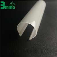 Abat-jour en acrylique transparent moderne Bming, couvercles de lampe anti-explosion, profilés PMMA