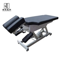 Table de chiropratique électrique pour hôpital et école, en cuir PU, hauteur réglable, design moderne, physiothérapie