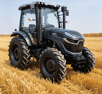 Tracteur miniature à roues Innovi 50HP 4WD de qualité export certifié ISO avec pompe et boîte de vitesses, multifonctionnel et durable pour l'agriculture