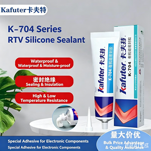 ZT70 Kafuter K-704 Adhésif-colle industriel en silicone RTV -60 à 200°C Résistant aux hautes températures Végétalien Sans Latex pour - Product Image 2