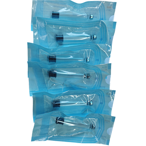 Cartuchos de Vidrio Estériles Transparentes <span class=keywords><strong>JLV</strong></span> de 3 ml con Tapa de Aluminio y Tapón de Goma, Envase Vacío Resistente al Agua para el Cuidado de la Piel - Product Image 1