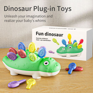 Juego de Emparejamiento de Colores y Números para Bebés, Juguete de Dinosaurios para el Desarrollo de la Motricidad Fina en Niños Pequeños - Product Image 3