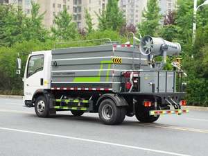 HOWO รถบรรทุกฉีดน้ำ7cbm ถนนทำความสะอาดถนนรถบรรทุกปืนใหญ่น้ำ - Product Image 4