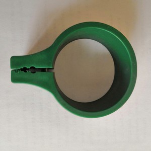 Clips de fixation <span class=keywords><strong>pour</strong></span> clôture en plastique, fixation de panneau de couverture en plastique, accessoires de fixation de poteau, clips avec vis, attaches carrées rondes - Product Image 6