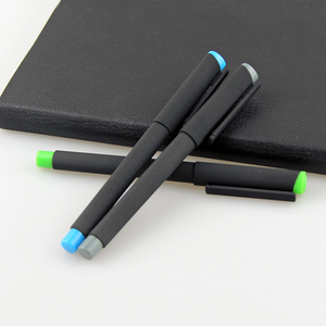 Pena Gel Matte hitam dengan Logo yang dapat disesuaikan pena Gel 0.5mm kelas atas untuk kantor bisnis siswa menulis grosir - Product Image 5