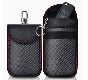 Bolsas Faraday para Teléfonos y Llaves de Coche, Funda de Bloqueo de Señal con Superficie de Fibra de Carbono, <span class=keywords><strong>Bloqueador</strong></span> de Llaves de Coche/WiFi/RFID/GPS - Product Image 1