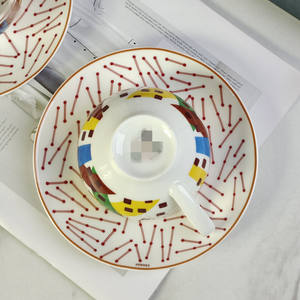 Vente directe du fabricant de tasses et soucoupes en porcelaine fine de style européen de luxe - Product Image 4