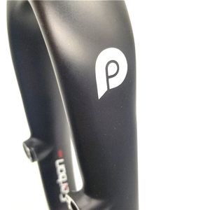 Litepro 14 inch Carbon phía trước ngã ba 74mm 412 K3 14 "Gấp xe đạp siêu nhẹ sợi carbon ngã ba sáng/mờ màu đen - Product Image 6