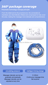 Appareil de <span class=keywords><strong>drainage</strong></span> <span class=keywords><strong>lymphatique</strong></span> par pression d'air, thérapie par vide, massage des seins, 16 airbags de compression, équipement de pressothérapie amincissant - Product Image 5