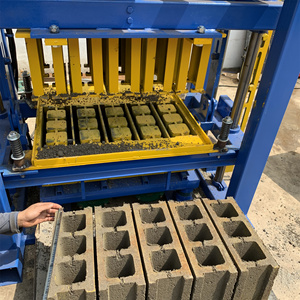 Tanzania Qt4-40 tốt nhất có lợi nhuận kinh doanh nhỏ hướng dẫn sử dụng khối bê tông làm cho Máy Giá Nhà cung cấp Trung Quốc - Product Image 6