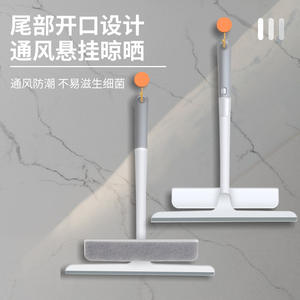 Nettoyeur de vitres domestique multifonctionnel 3 en 1 avec raclette rotative pour le nettoyage des fenêtres et le rasage - Product Image 1