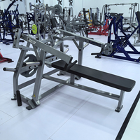 Banc de musculation horizontal isolaire Rosen de qualité supérieure pour exercices de musculation des pectoraux, en tube d'acier galvanisé de 3 mm d'épaisseur