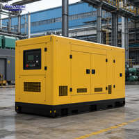 Groupe électrogène diesel silencieux de type ouvert 80 kVA 64 kW avec démarrage à distance, fréquence 60 Hz, tension nominale 480 V, ATS
