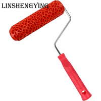 LSY7 ''Texture Roller DIY Decorative Art Pattern Paint Roller Rouleau en caoutchouc pour la décoration des murs, meubles et sols