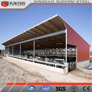 Bâtiment agricole en acier, structure préfabriquée en acier, maison de ferme préfabriquée, étable à bétail, ferme de vaches, hangar à moutons à vendre - Product Image 6