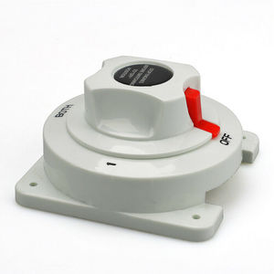 Interrupteur de batterie de bateau en nylon blanc, carré, matériel marin pour remplacement et réparation, en plastique - Product Image 1