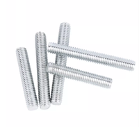 DIN975 Carbon Steel Metric Black Welding Right Hand Threaded Stud Bolt M10 Rods Grub Screw DIN976 3-Year Warranty