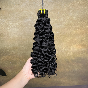 Extensiones de Cabello Humano Virgen Birmano Rizado Doble Trama, 100% Sin Procesar, Cutícula Alineada, Puntas Gruesas y Llenas - Product Image 6