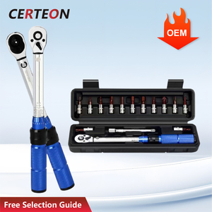<span class=keywords><strong>Clé</strong></span> <span class=keywords><strong>Dynamométrique</strong></span> Vélo Réglable 1/4 Pouce avec Kit de 15 Outils <span class=keywords><strong>pour</strong></span> Entretien Route et <span class=keywords><strong>VTT</strong></span> - Product Image 1