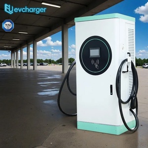 เครื่องชาร์จรถยนต์ไฟฟ้าแบบเร็ว 60KW-240KW แบบคู่ DC สีขาว ติดตั้งบนพื้น รองรับ CCS GB/T CHAdeMO NACS สำหรับยานยนต์ไฟฟ้า - Product Image 2