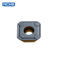 Plaquettes de fraisage indexables en carbure de tungstène 419N-1405M-PM pour le traitement de l'acier allié et de l'acier dur – Vente directe usine