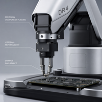 Bras robotisé de bureau industriel 4 axes DR4 pour assemblage électronique avec moteur pour tâches de bobinage de circuits imprimés, charge utile 500g, portée 440mm, DC 12V