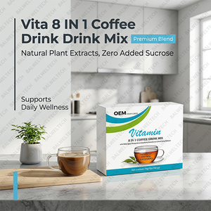 Café instantané naturel 8-en-1 aromatisé, marque privée OEM, vente promotionnelle, produit très demandé - Product Image 2