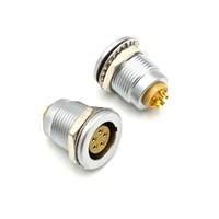Connecteur de câble circulaire métallique étanche 5 broches mâle-femelle auto-bloquant Push-Pull CIE TGG ZGG 14A