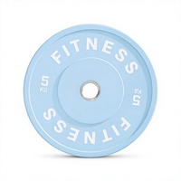 Gummi-Gewichtsscheiben Hantelscheiben-Set 5 kg 10 kg 15 kg 20 kg 25 kg Hellblau Vollgummi-Ausführung für Heimfitness