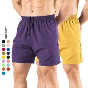 Pantalones cortos de lana de algodón y poliéster para correr, gimnasio de alta calidad con logotipo personalizado, pantalones cortos holgados informales de talla grande para hombre - Product Image 1