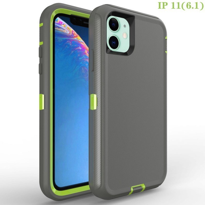 Vert citron PC + gris foncé