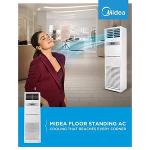 Midea 24000BTU <span class=keywords><strong>INVERTER</strong></span> AC điều hòa không khí hình trụ Tủ tầng thường vụ tháp tiếng ồn thấp 220V đa R-410A động cơ - Product Image 5