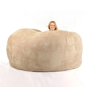 Chaise jumelle douce extra large remplie <span class=keywords><strong>d</strong></span>'éponge de <span class=keywords><strong>mousse</strong></span> de mémoire <span class=keywords><strong>lit</strong></span> géant de sac de fèves pour la famille - Product Image 3