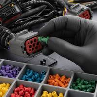 Tapón de Cavidad Sellado Impermeable de Silicona, 11 Colores, 18 Tipos, Conector para Arnés de Cables Automotriz, Reemplazo OEM de Marca Internacional