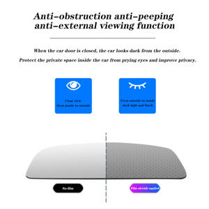 สติกเกอร์สีรถยนต์ฉนวนกันความร้อนสีอ่อนแบบลอกออกได้ไม่มีกาวป้องกันความเป็นส่วนตัวสำหรับ<span class=keywords><strong>รถ</strong></span>ยนต์ - Product Image 4