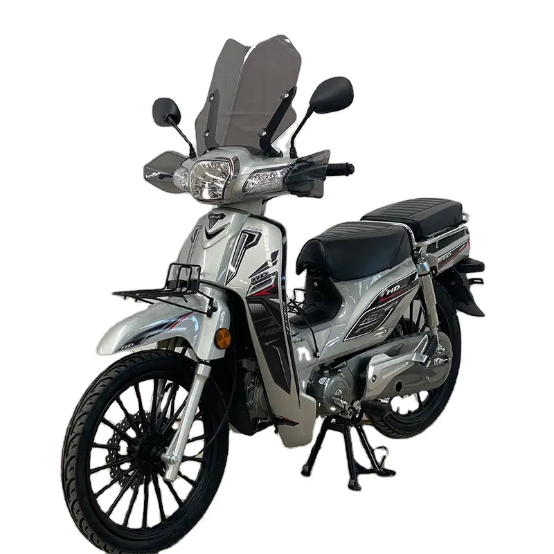 Çin'de yapılan yeni ucuz süper 110cc iki koltuklu Cub motorbisiklet