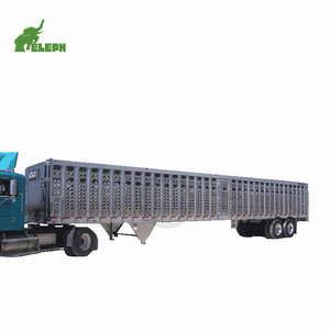 Semirremolque <span class=keywords><strong>de</strong></span> 3 Ejes <span class=keywords><strong>para</strong></span> <span class=keywords><strong>Transporte</strong></span> <span class=keywords><strong>de</strong></span> Caballos, <span class=keywords><strong>Ganado</strong></span> y Animales, Remolque con Barandas <span class=keywords><strong>de</strong></span> 50 Toneladas, Semirremolque <span class=keywords><strong>para</strong></span> <span class=keywords><strong>Ganado</strong></span> - Product Image 1